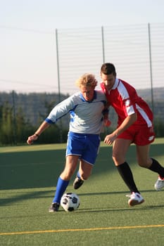 Photo in the series of shots  "Football photos autumn 2005"""