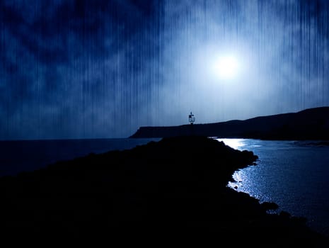 Sun Sets Blue