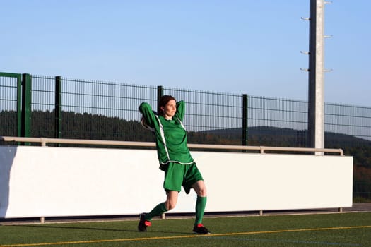 Photo in the series of shots "Football photos autumn 2005"""