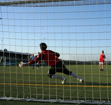 Photo in the series of shots "Football photos autumn 2005"""