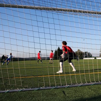 Photo in the series of shots "Football photos autumn 2005"""