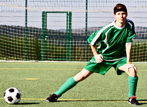 Photo in the series of shots "Football photos autumn 2005"""