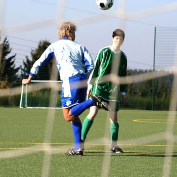 Photo in the series of shots "Football photos autumn 2005"""