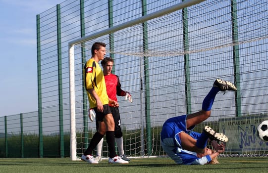 Photo in the series of shots "Football photos autumn 2005"""