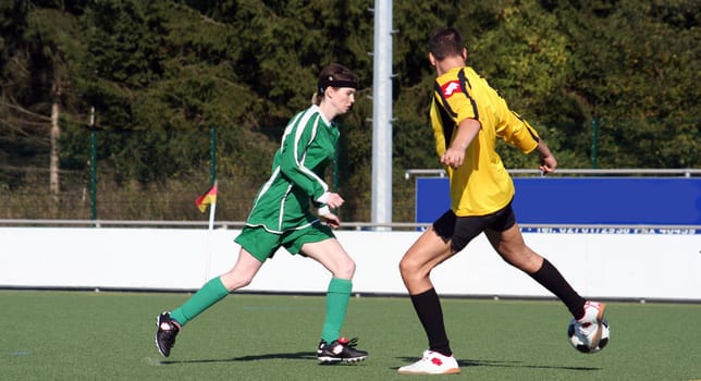 Photo in the series of shots "Football photos autumn 2005"""