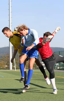 Photo in the series of shots "Football photos autumn 2005"""