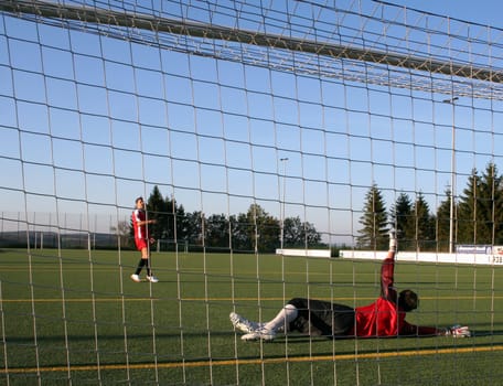 Photo in the series of shots "Football photos autumn 2005"""