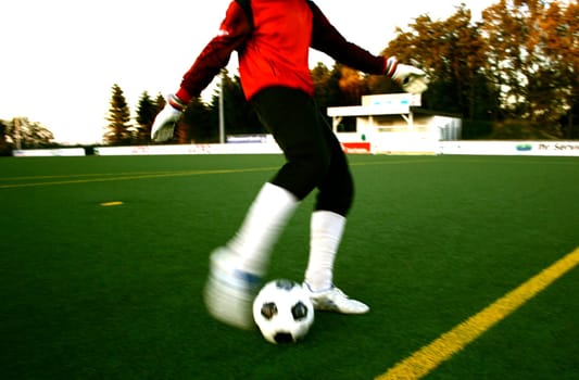 Photo in the series of shots "Football photos autumn 2005"""