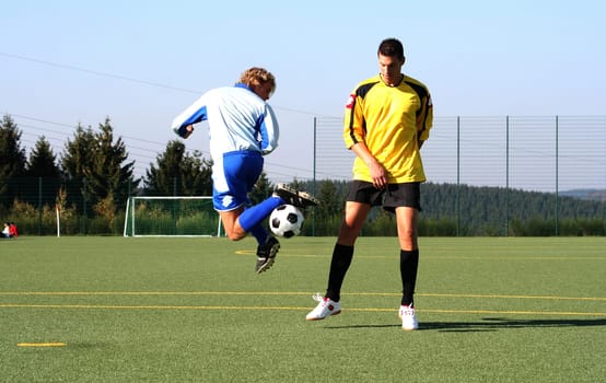 Photo in the series of shots "Football photos autumn 2005"""