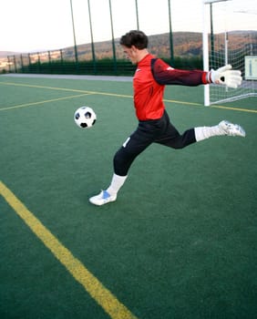 Photo in the series of shots "Football photos autumn 2005"""