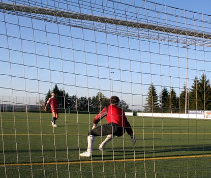 Photo in the series of shots "Football photos autumn 2005"""