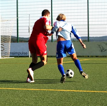 Photo in the series of shots "Football photos autumn 2005"""
