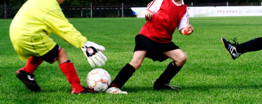 Photo in the series of shots "Football photos autumn 2005"""