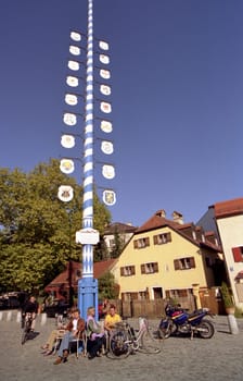 At the maypole