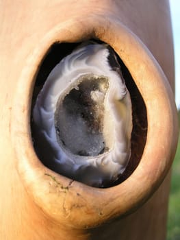 Sculptures by an artist and sculptor.