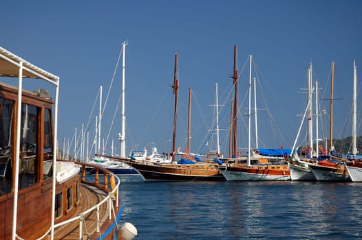 In the port of Marmaris