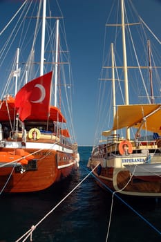 Boats in the harbor
