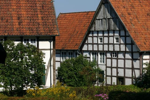 Half-timbered houses