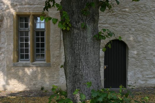 Castle courtyard