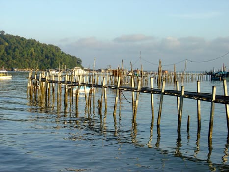 Traditional jetty,Penang Island,Malaysia,Adobe RGB (1998)