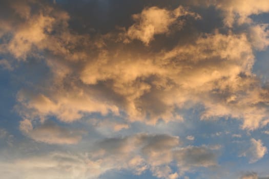 Clouded sky