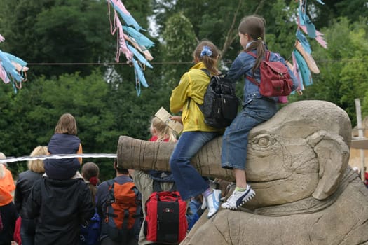 Zoo visitors