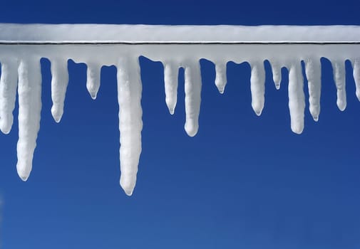 A wire after a frost sprinkler