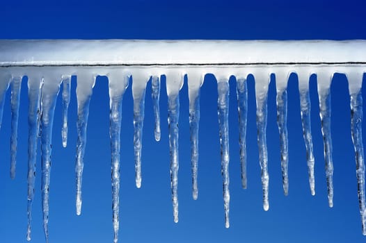A wire after a frost sprinkler