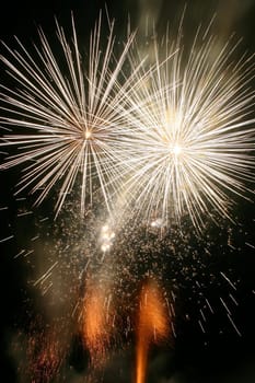 ... I went to Bonfirenight again and was able to watch a beautiful fireworks display.