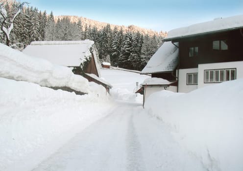 Winter in Gosau 06