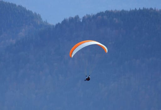 In flight