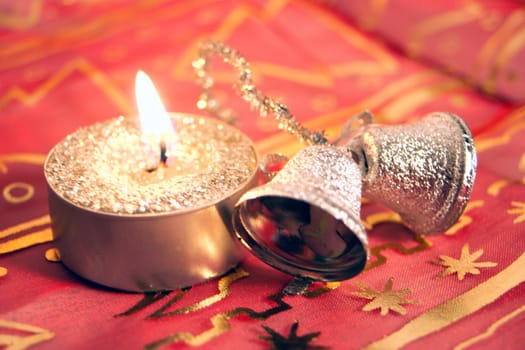 Candle and bell