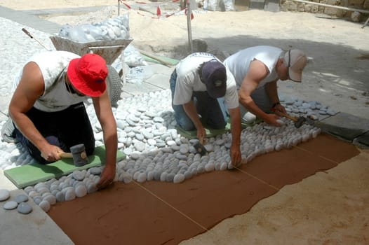 paving Rhodes style