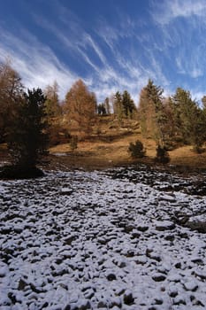 This afternoon in the mountains