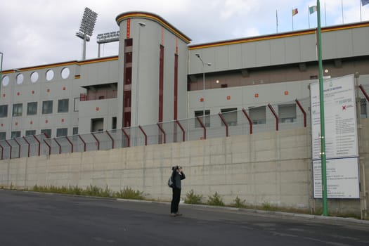 Football stadium in messina (Sicily)