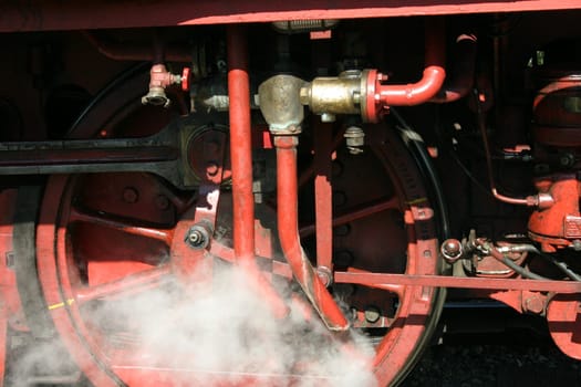 Steam locomotive wheels