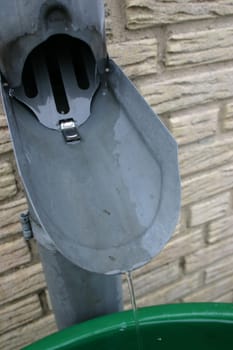 Rainwater downspout