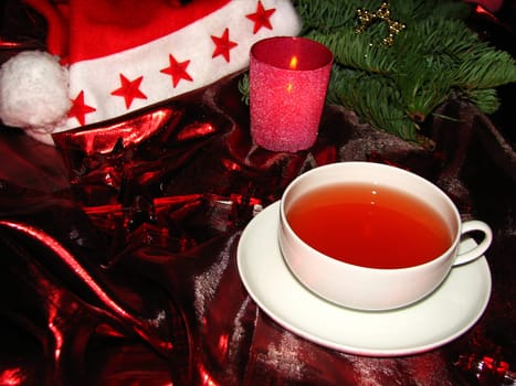 Christmas tea for Santa Clauses