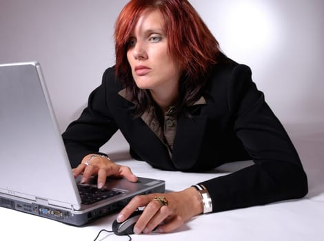 Woman with laptop