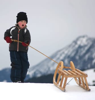Tobogganing fun no.3