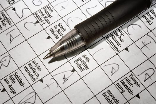 Crossword puzzle I-b