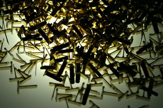 Sample bag clamps