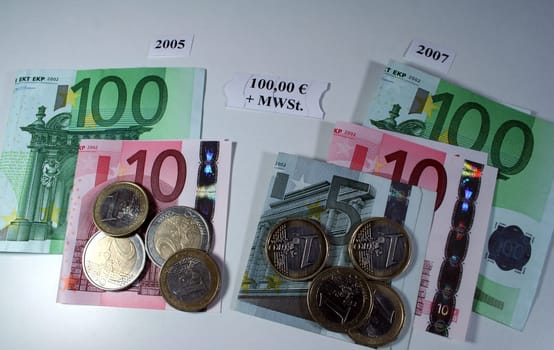 Value added tax increase 100 euros