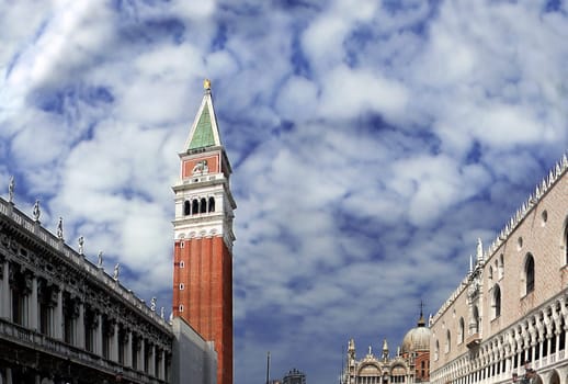 Venice cloudy sky