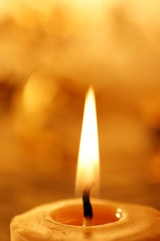 Burning candle