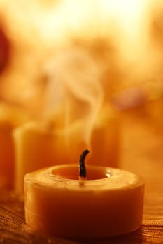 Extinguished candle