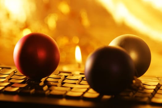 Christmas on the computer