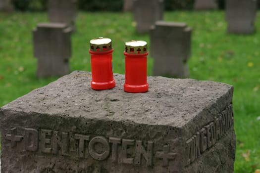 In memory of the dead