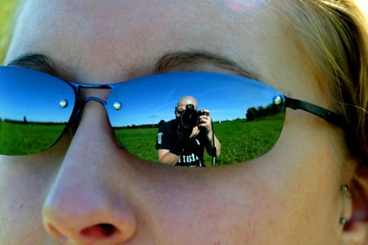 Self-portrait with a clear view