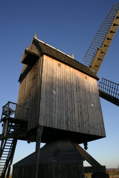 Windmill in the evening light